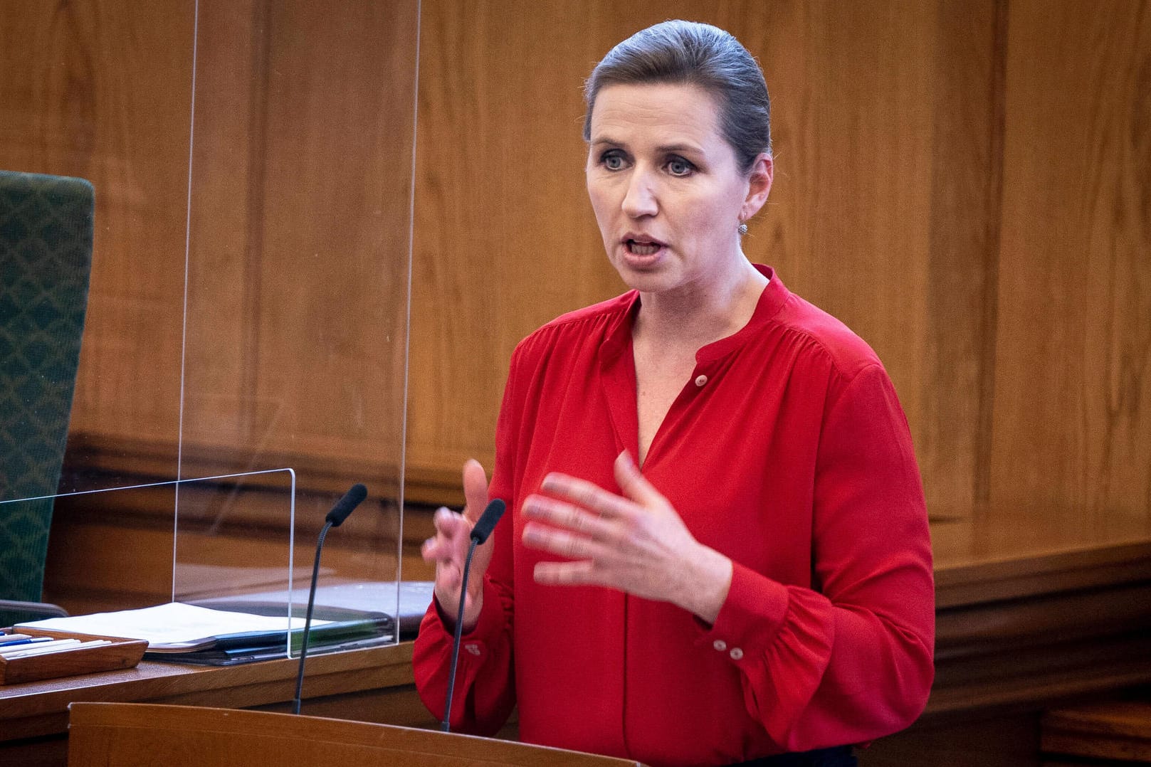 Ministerpräsidentin Mette Frederiksen: Die Sozialdemokratin setzt den Kurs ihrer Vorgänger in der Migrationspolitik fort.
