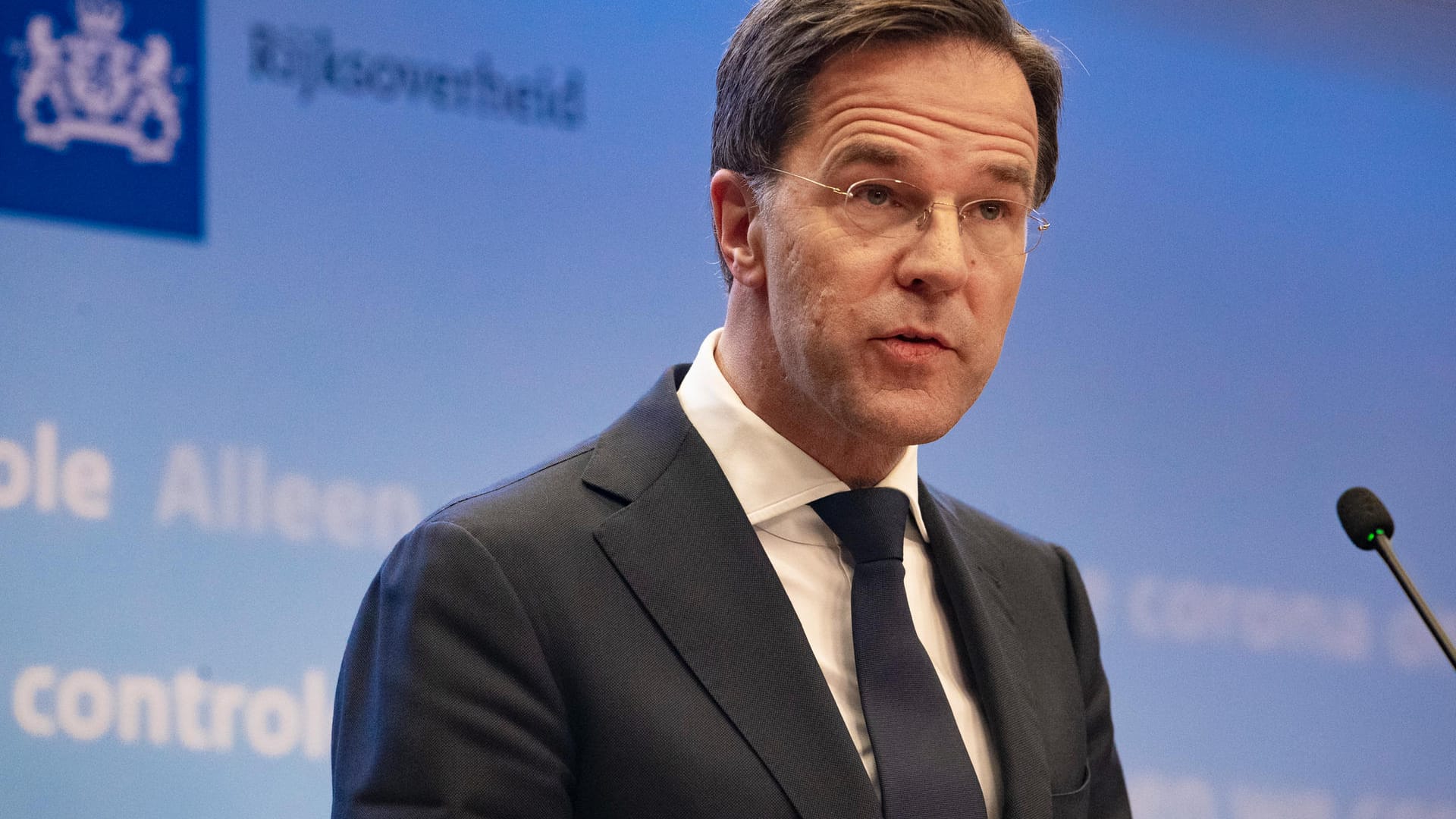Der niederländische Premier Mark Rutte: Seine Partei ist bei den Wahlen 2021 stärkste Kraft geworden. Der niederländische Premier Mark Rutte: Seine Partei ist bei den Wahlen 2021 stärkste Kraft geworden.