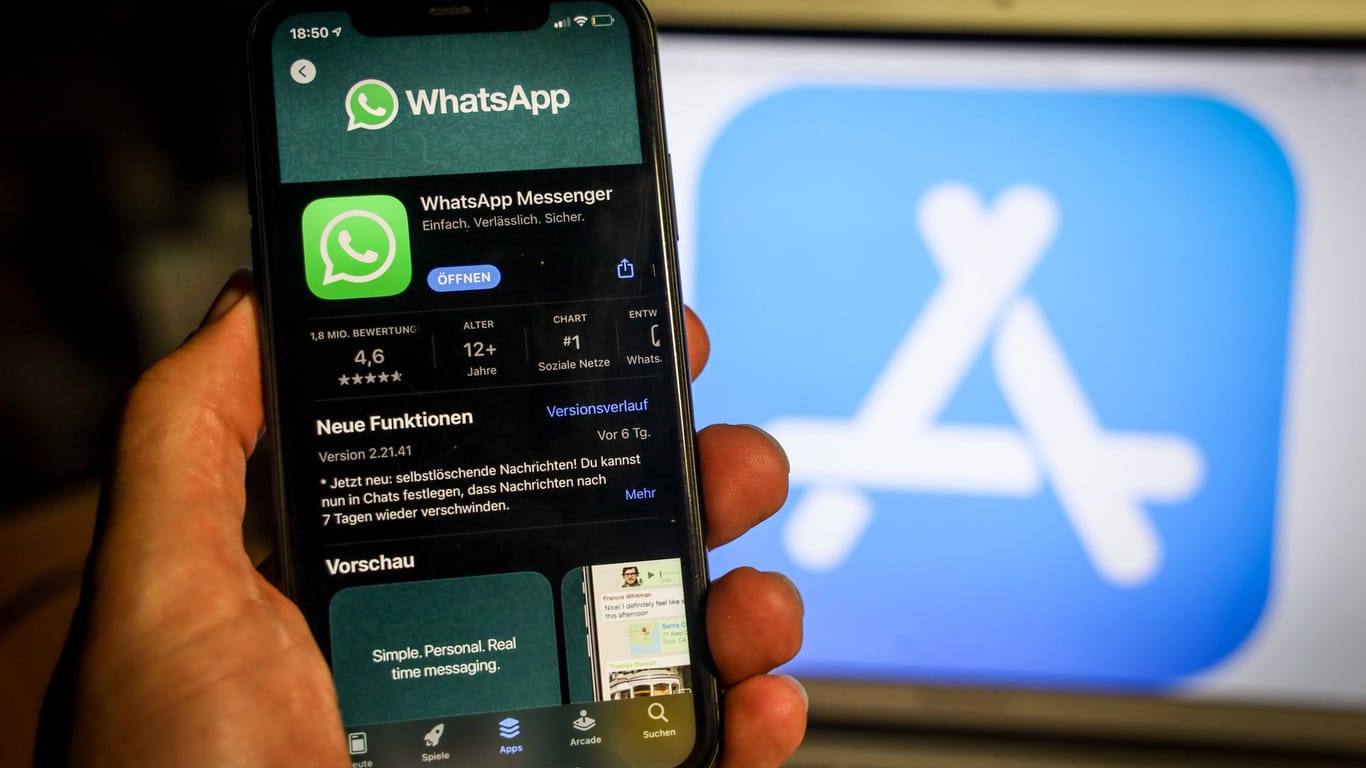 WhatsApp auf einem iPhone: Auf diesen älteren Geräten wird es nun nicht mehr unterstützt