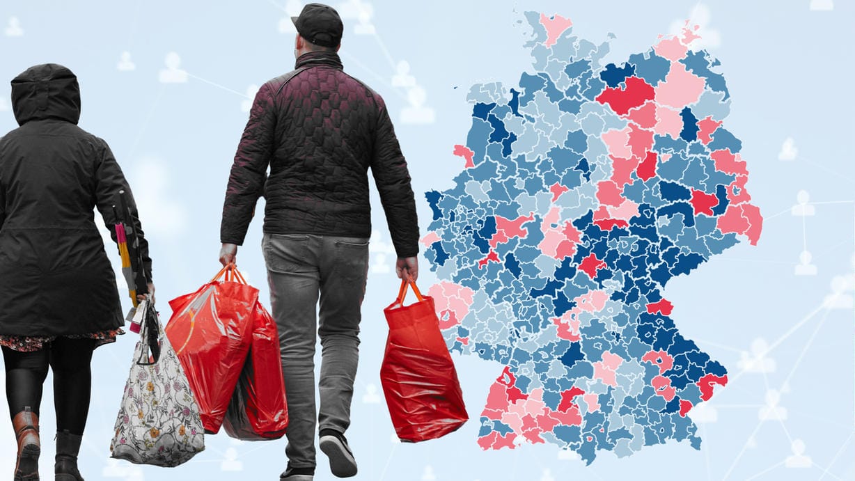 Mobilität in der Pandemie: Wo sind die Deutschen trotz hoher Inzidenz viel unterwegs?