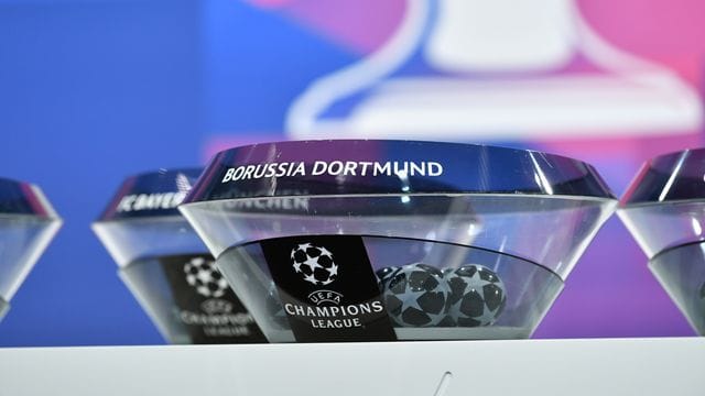 Auslosung des Viertelfinales der Champions League.