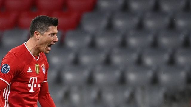 Robert Lewandowski traf für die Bayern erst unter der Woche in der Champions League gegen Lazio Rom.