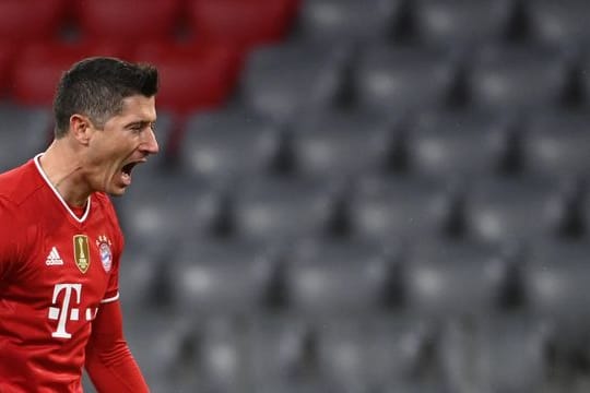 Robert Lewandowski traf für die Bayern erst unter der Woche in der Champions League gegen Lazio Rom.