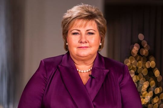 Erna Solberg, Ministerpräsidentin von Norwegen.