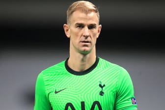 Joe Hart: Der Tottenham-Torwart machte am Donnerstag nach dem Spiel keine gute Figur.