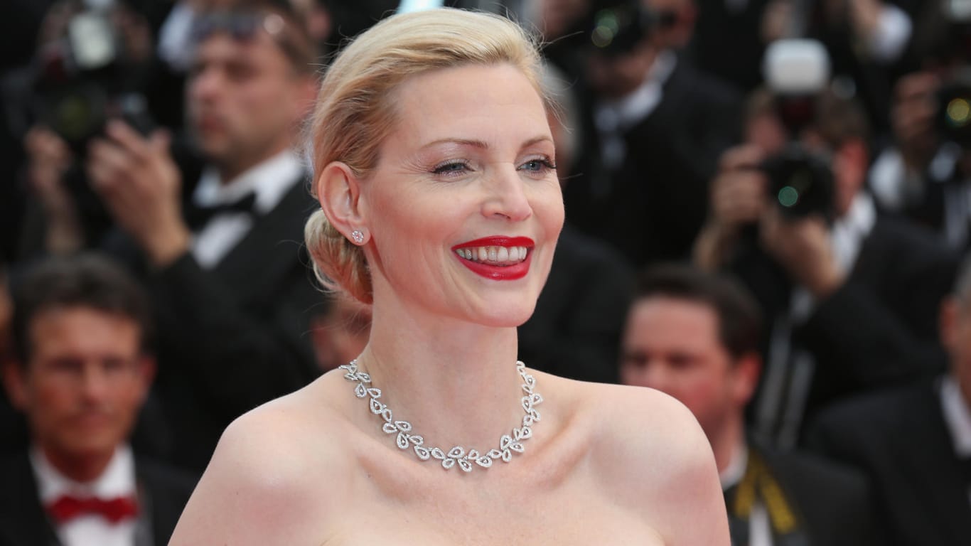 Nadja Auermann: Das Model bei den 67. Filmfestspielen 2014 in Cannes