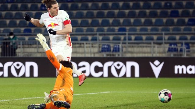Marcel Sabitzer erzielte für Leipzig den Treffer des Tages.