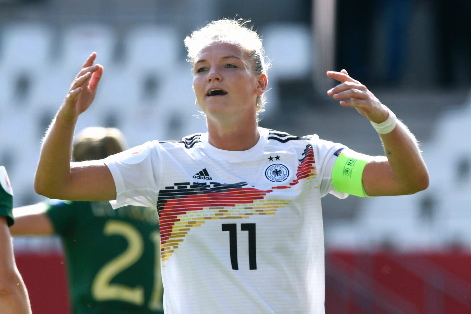 Alexandra Popp: Die Spielerin des VfL Wolfsburg lief 154 Mal für die deutsche Nationalmannschaft auf.