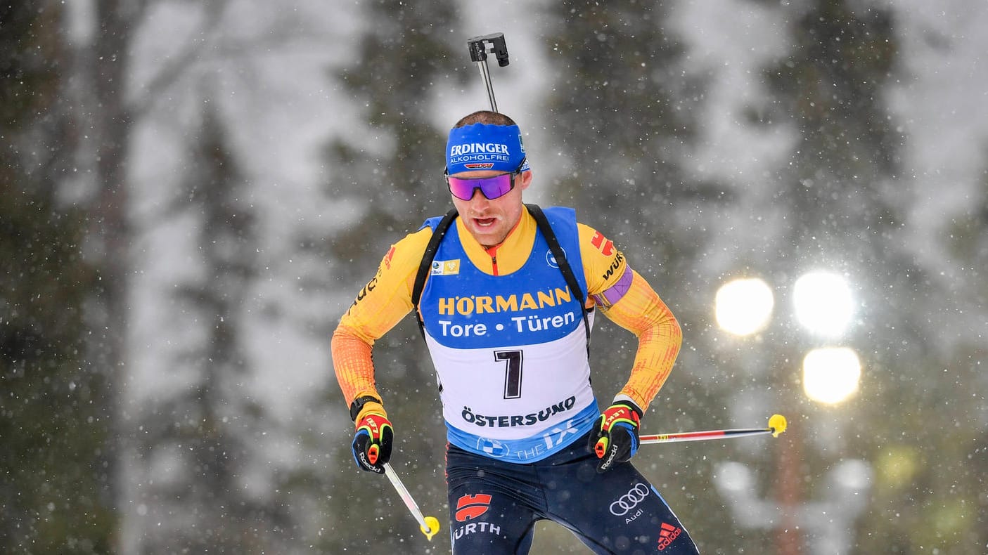 Erik Lesser: Der DSV-Biathlet sicherte sich im vorletzten Saisonrennen ein respektables Ergebnis.