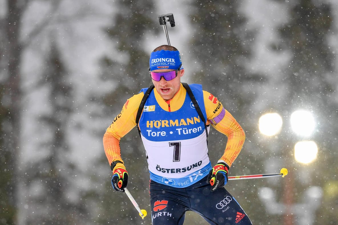 Erik Lesser: Der DSV-Biathlet sicherte sich im vorletzten Saisonrennen ein respektables Ergebnis.