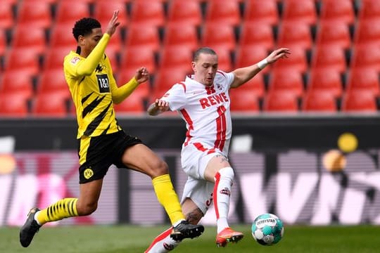 Reagierte auf Instagram auf rassistische Beleidigungen: BVB-Youngster Jude Bellingham (l).