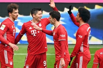Sind gegen den VfB Stuttgart zu Hochform aufgelaufen: Die Bayern siegten in Unterzahl mit 4:0.
