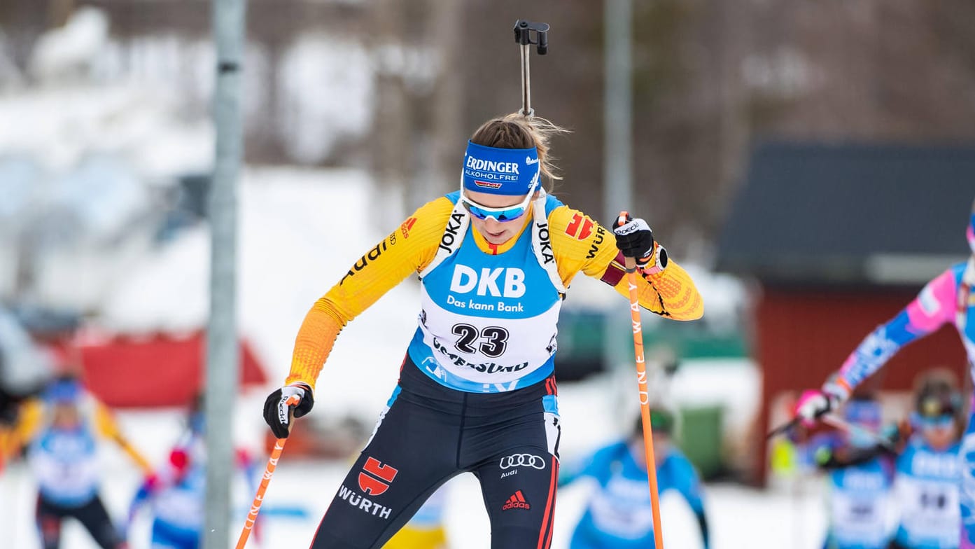 Franziska Preuß: Die DSV-Athletin machte einen guten Eindruck im letzten Saisonrennen.