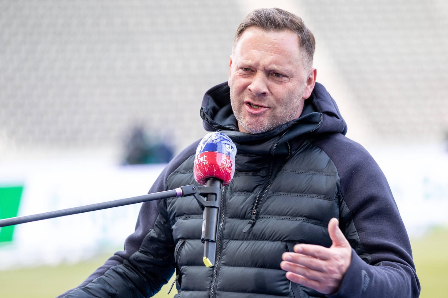 Pál Dardai: Der Hertha-Trainer nahm vor dem Spiel gegen Leverkusen seinen Sohn in Schutz.