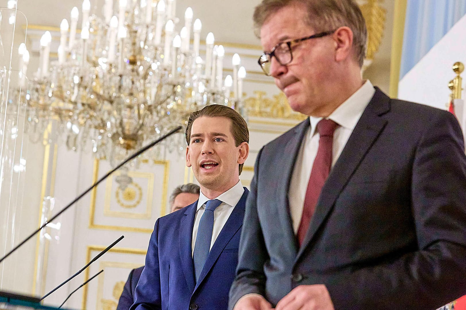 Österreichs Gesundheitsminister Anschober und Kanzler Kurz: In den östlichen Bundesländern in Österreich ist die Virusmutante für 95 Prozent der Infektionen verantwortlich.