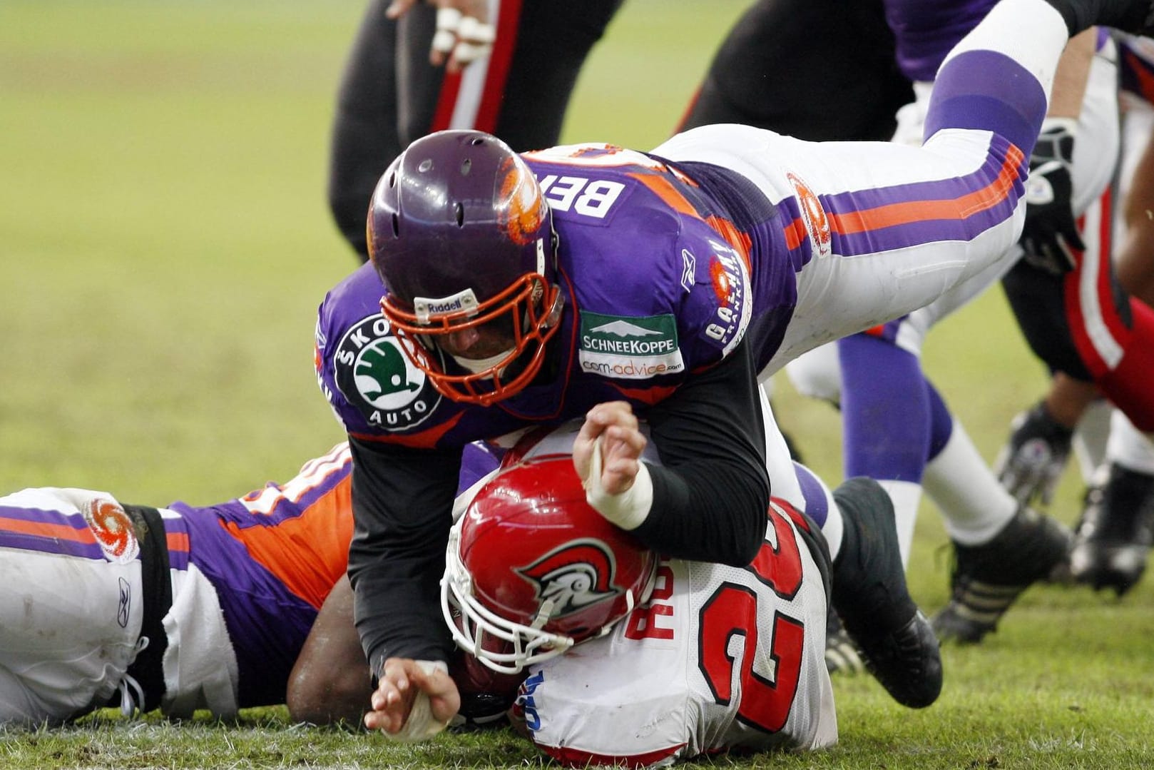 Cologne Centurions im Spiel gegen Frankfurt Galaxy (Archivbild): Das Kölner Team rückt in die EFL nach.