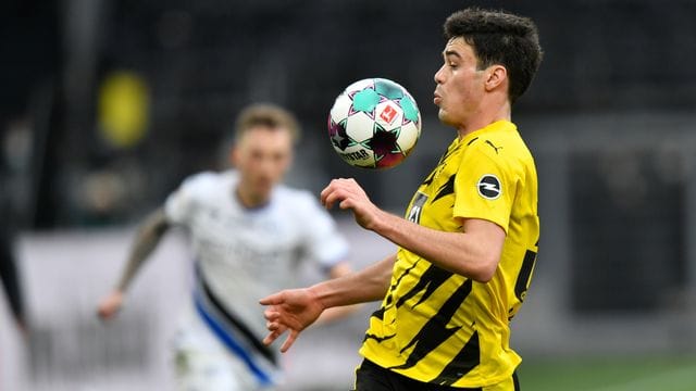 Kann die beiden anstehenden Länderspiele für die US-Nationalmannschaft bestreiten: Giovanni Reyna von Borussia Dortmund. Kann die beiden anstehenden Länderspiele für die US-Nationalmannschaft bestreiten: Giovanni Reyna von Borussia Dortmund.