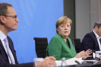 Angela Merkel, Michael Müller und Markus Söder: Der seit Monaten andauernde Lockdown in Deutschland wird verlängert.