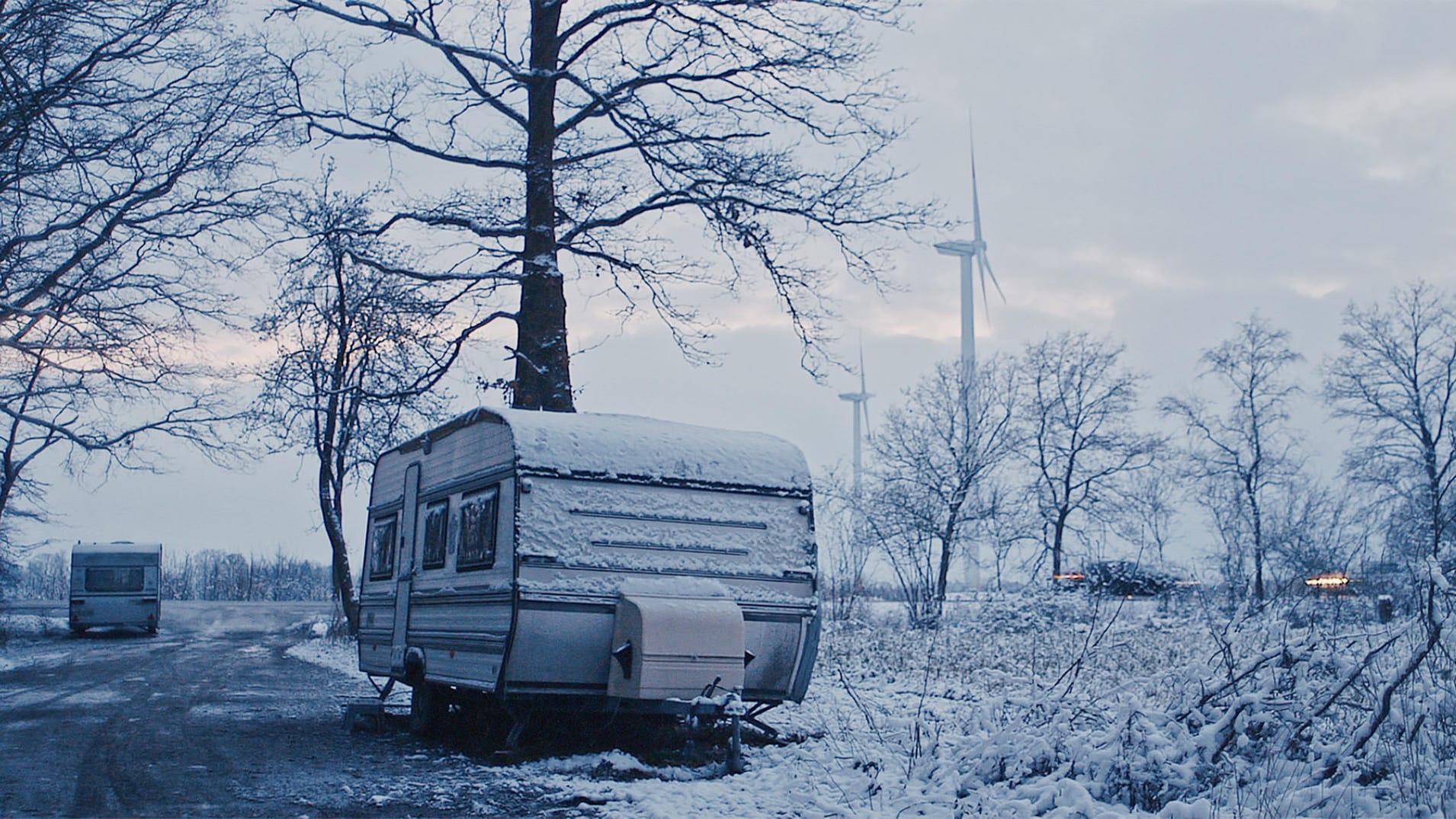 Ein "Lovemobil" am Straßenrand