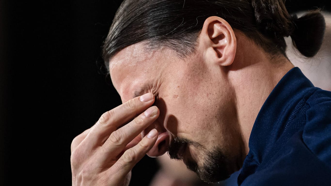 Zlatan Ibrahimovic: Zeigte sich emotional auf einer Pressekonferenz.