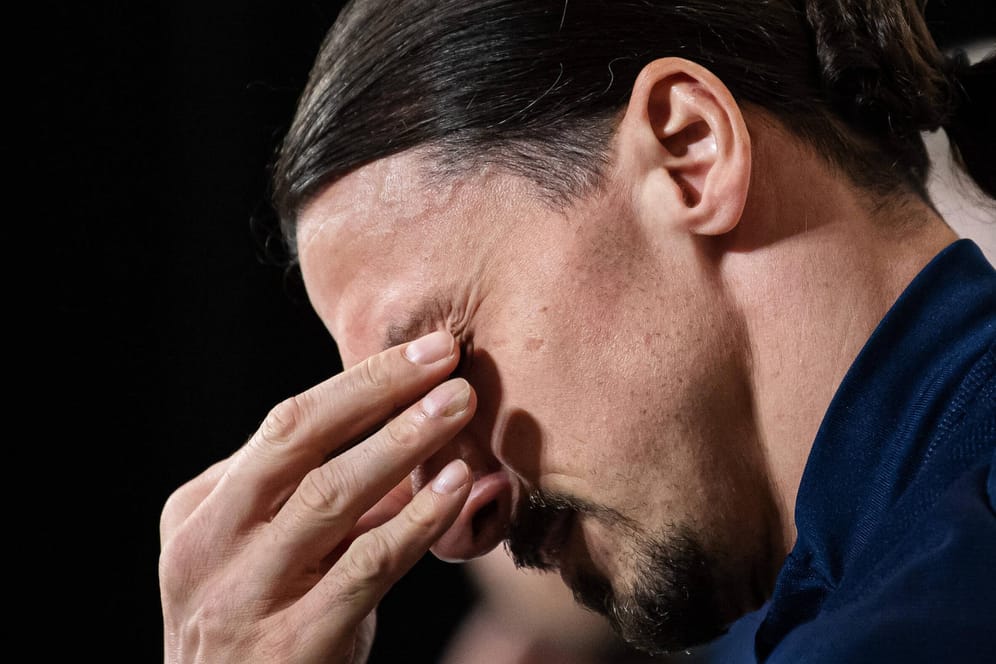 Zlatan Ibrahimovic: Zeigte sich emotional auf einer Pressekonferenz.