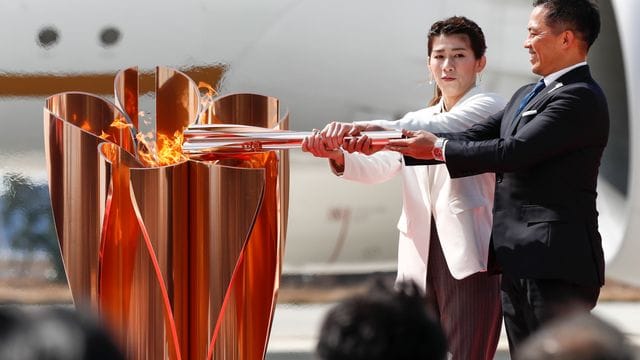 Der olympische Fackellauf startet am Donnerstag.