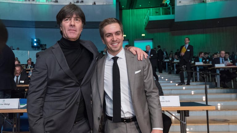Joachim Löw und Philipp Lahm: Beide arbeiteten beim DFB lange Jahre erfolgreich zusammen.