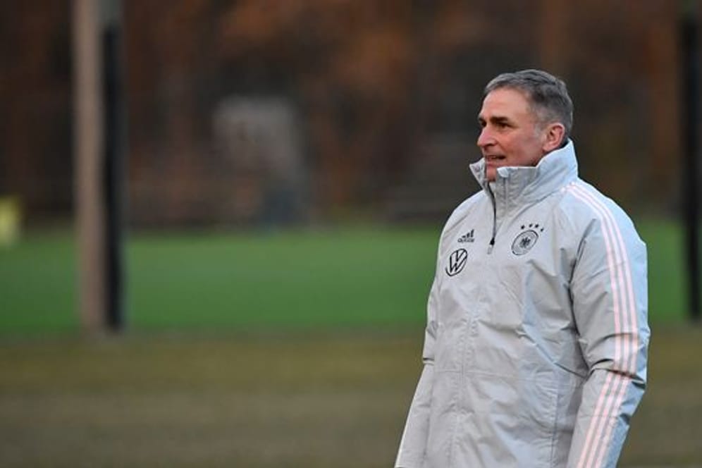Trainer Stefan Kuntz bereitet die deutsche U21-Auswahl auf die EM vor.