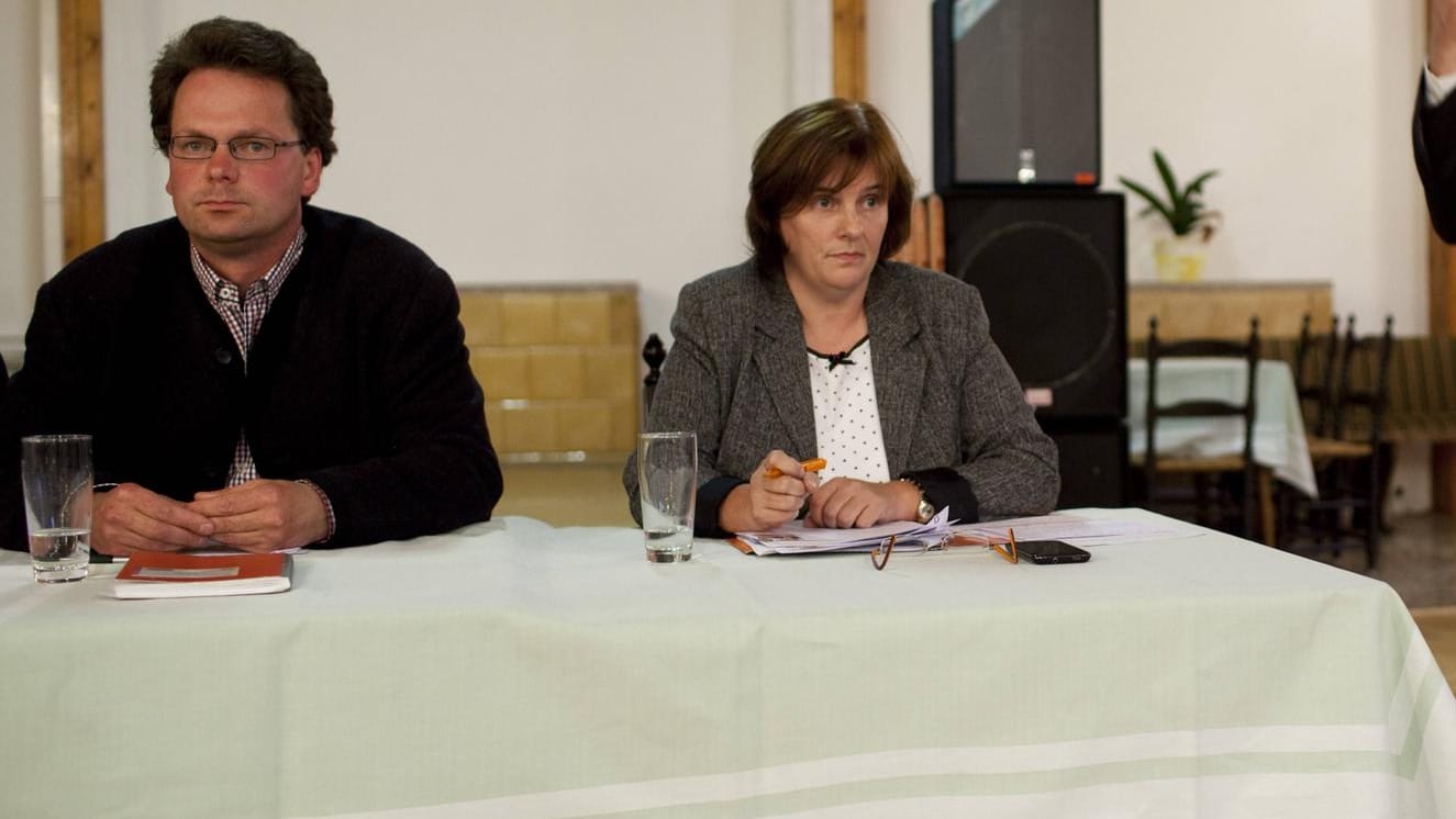 Maika Friemann-Jennert (M.) auf einer Podiumsdiskussion im Jahr 2011: Die CDU-Politikerin könnte in den Bundestag nachrücken.