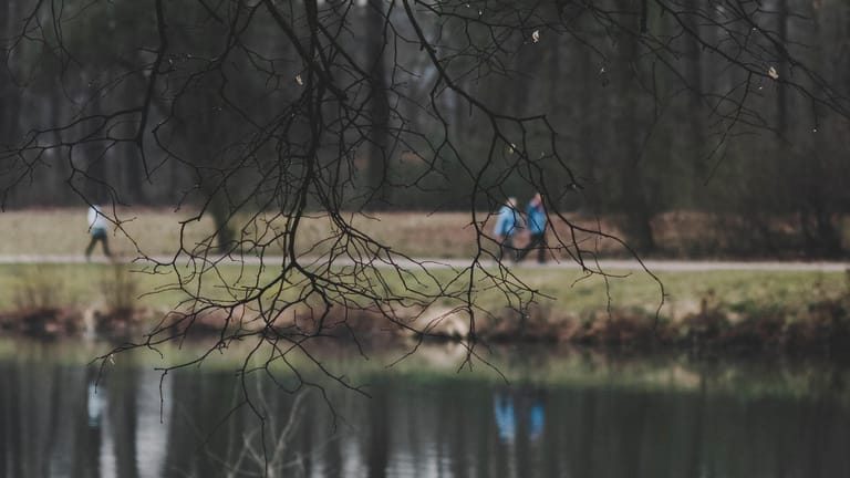 Wege entlang des Decksteiner Weihers (Archivbild): Eine Frau gab an, in der Nähe sexuell missbraucht worden zu sein.