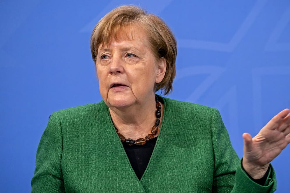 Angela Merkel verkündet die Ergebnisse des Corona-Gipfels: Bund und Länder haben sich für einen härteren Lockdown über Ostern entschieden.