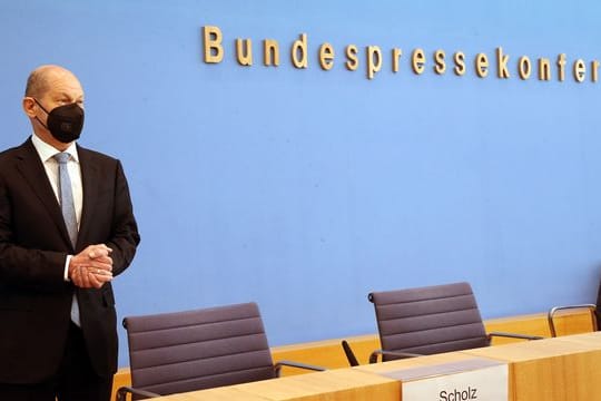 Olaf Scholz plant für 2022 eine Neuverschuldung von rund 81,5 Milliarden Euro.