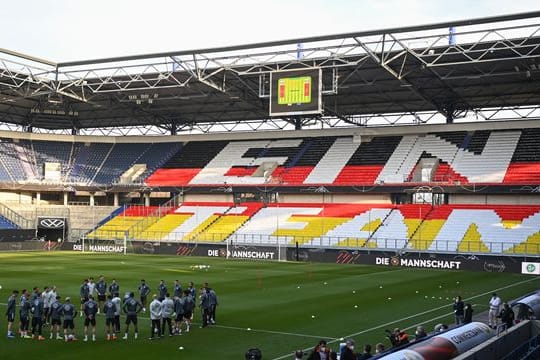 Abschlusstraining der Nationalmannschaft vor dem Spiel gegen Island.