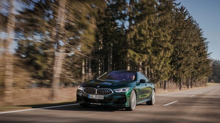 Alpina: Der Fahrzeughersteller Alpina bietet Autos wie den neuen B8 auf Basis von BMW-Modellen an.