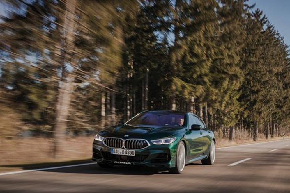 Alpina: Der Fahrzeughersteller Alpina bietet Autos wie den neuen B8 auf Basis von BMW-Modellen an.