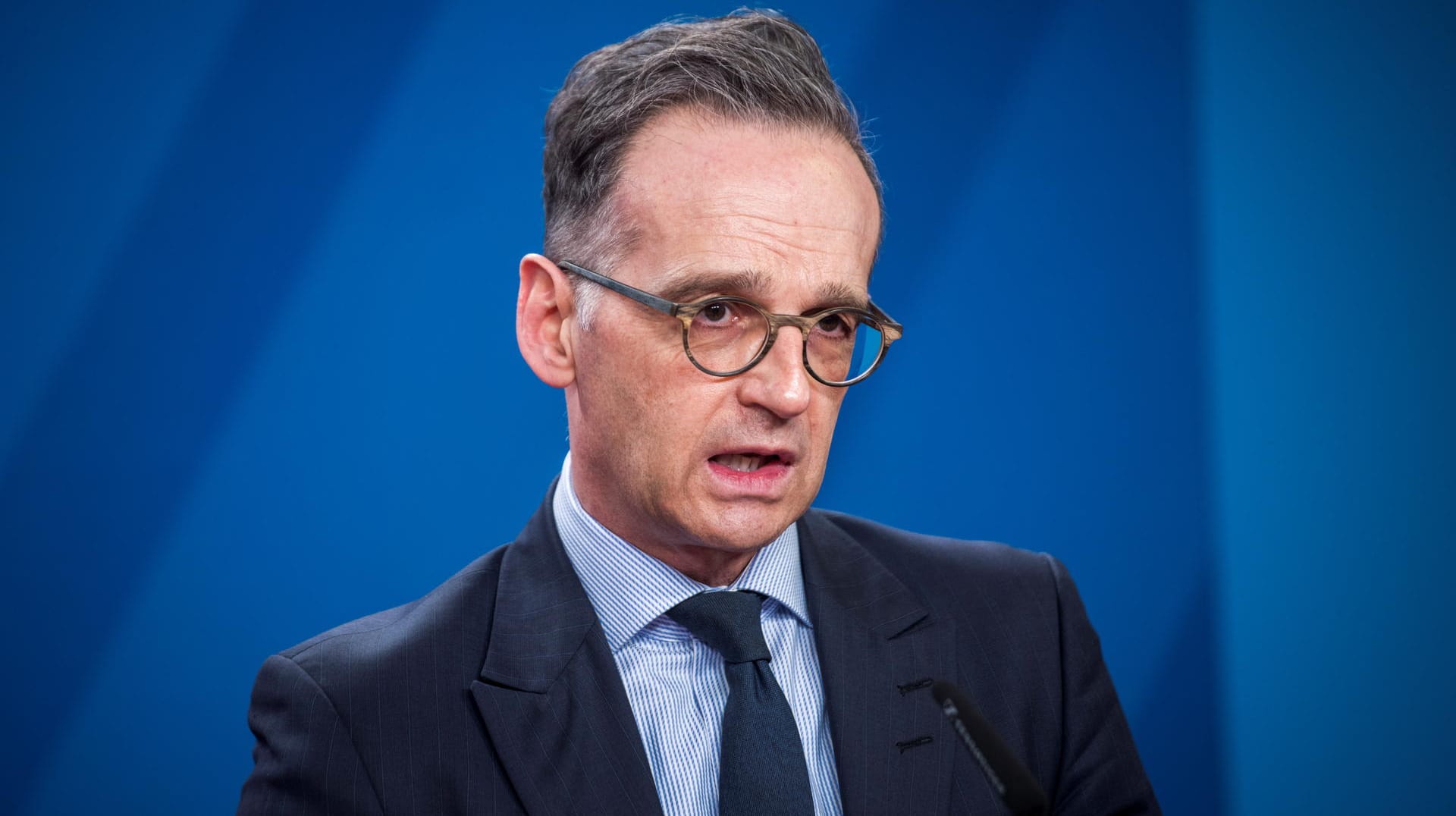 Heiko Maas bei einer Pressekonferenz: Der Außenminister fordert beim Thema Corona-Reiseverbot im Vorfeld eine sorgfältige Prüfung.