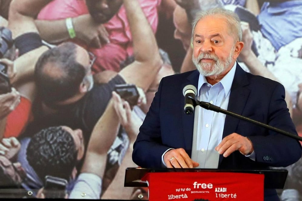 Luiz Inacio Lula da Silva: Der frühere Präsident Brasiliens verurteilte den Kurs des derzeitigen Amtsinhabers Bolsonaro in der Corona-Krise.