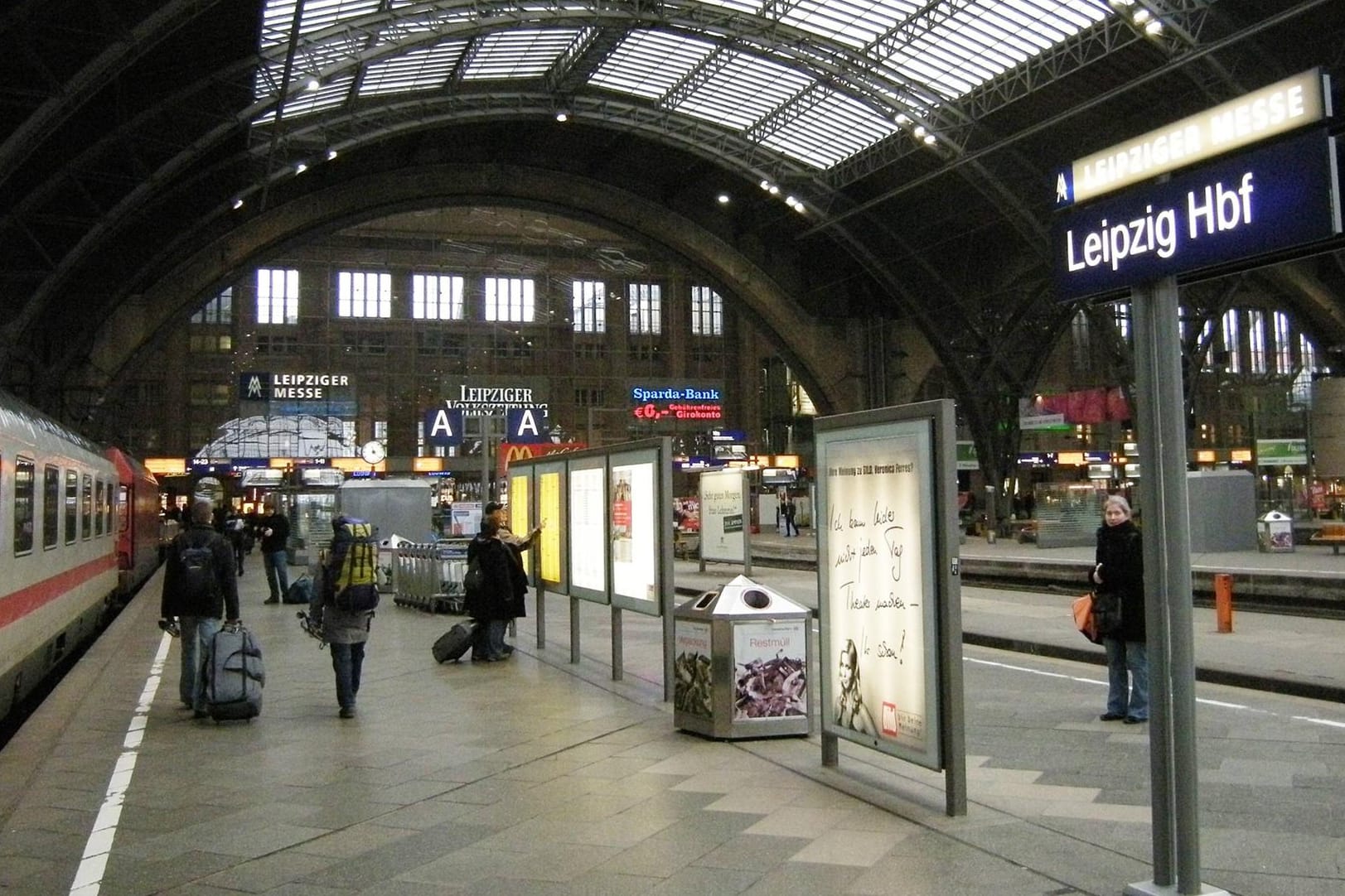 Der Leipziger Hauptbahnhof: Im European Railway Station Index schaffte es der Bahnhof auf den ersten Platz.