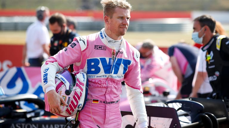 Hülkenberg im Overall von Racing Point: Der langjährige Formel-1-Fahrer half beim Rennstall in der vergangenen Saison aus.
