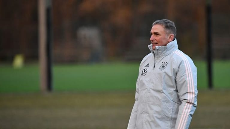 Muss auch gegen die Niederlande auf BVB-Youngster Youssoufa Moukoko verzichten: U21-Coach Stefan Kuntz.