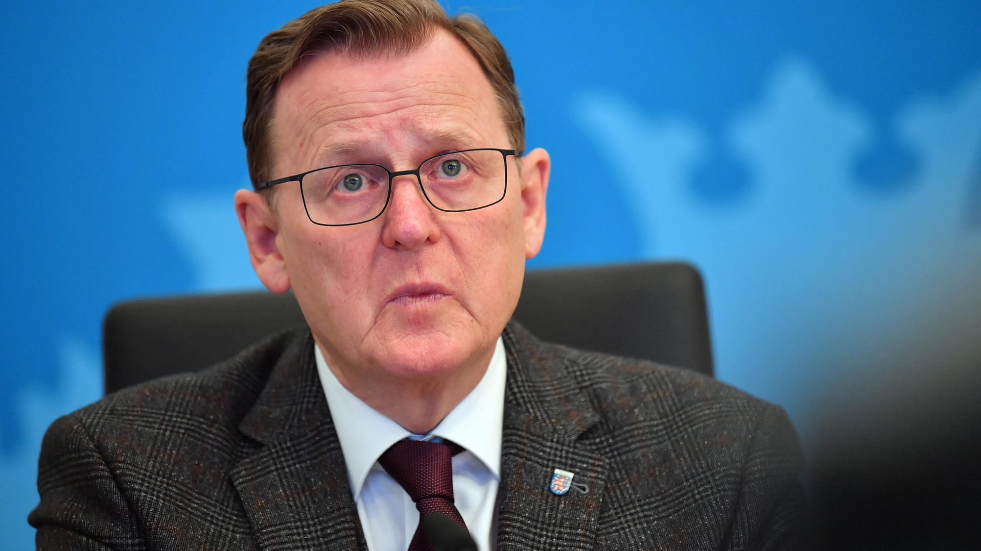 Bodo Ramelow, Ministerpräsident von Thüringen: Wenn es nach ihm geht, ist mit ewigen Videoschalten bei den Corona-Gipfeln bald Schluss. Bodo Ramelow, Ministerpräsident von Thüringen: Wenn es nach ihm geht, ist mit ewigen Videoschalten bei den Corona-Gipfeln bald Schluss.
