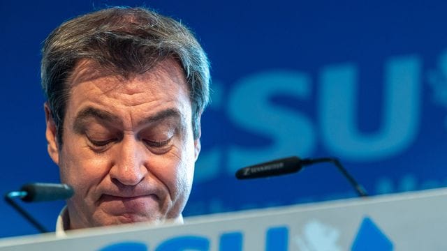 "Die Corona-Zahlen steigen und die Unionswerte fallen": Markus Söder, CSU-Parteichef und Ministerpräsident von Bayern. "Die Corona-Zahlen steigen und die Unionswerte fallen": Markus Söder, CSU-Parteichef und Ministerpräsident von Bayern.