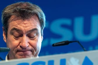 "Die Corona-Zahlen steigen und die Unionswerte fallen": Markus Söder, CSU-Parteichef und Ministerpräsident von Bayern.