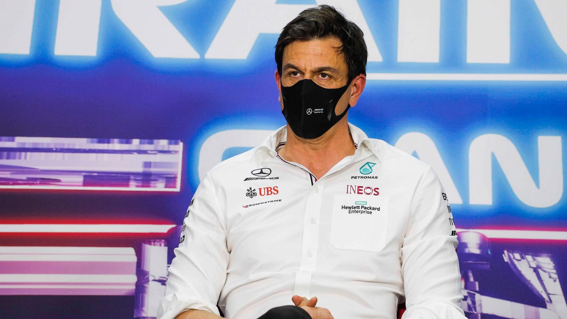 Toto Wolff bleibt vor dem Rennen in Bahrain gelassen.