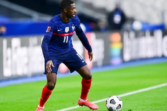 Ousmane Dembélé: Der Ex-Borusse traf zum 1:0 gegen Kasachstan.