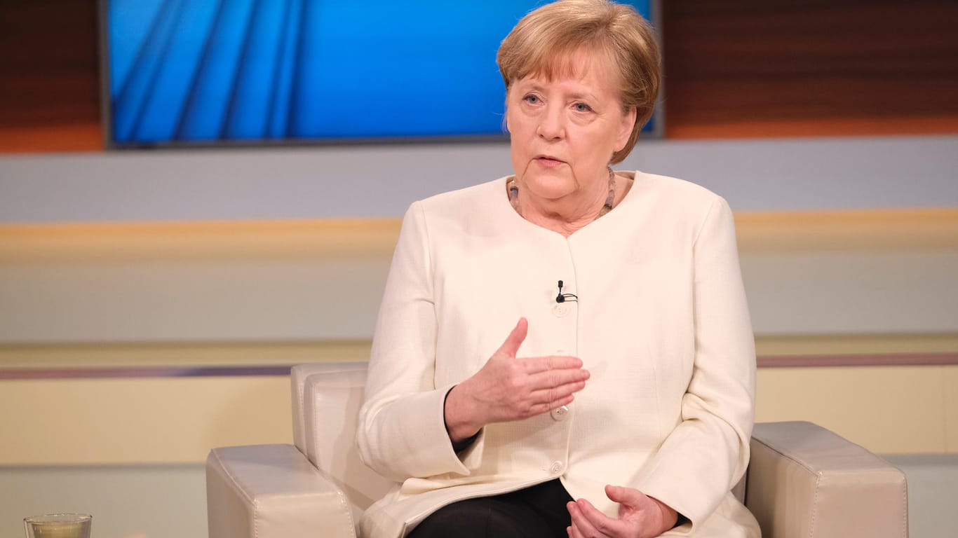 Kanzlerin Angela Merkel (CDU) in der ARD-Sendung "Anne Will": "Im Augenblick ist die Eindämmung nicht da."