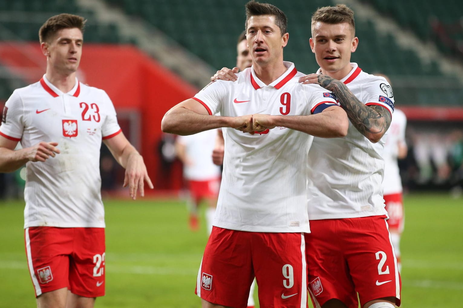 Weiter in Top-Form: Robert Lewandowski jubelt im Spiel gegen Andorra.