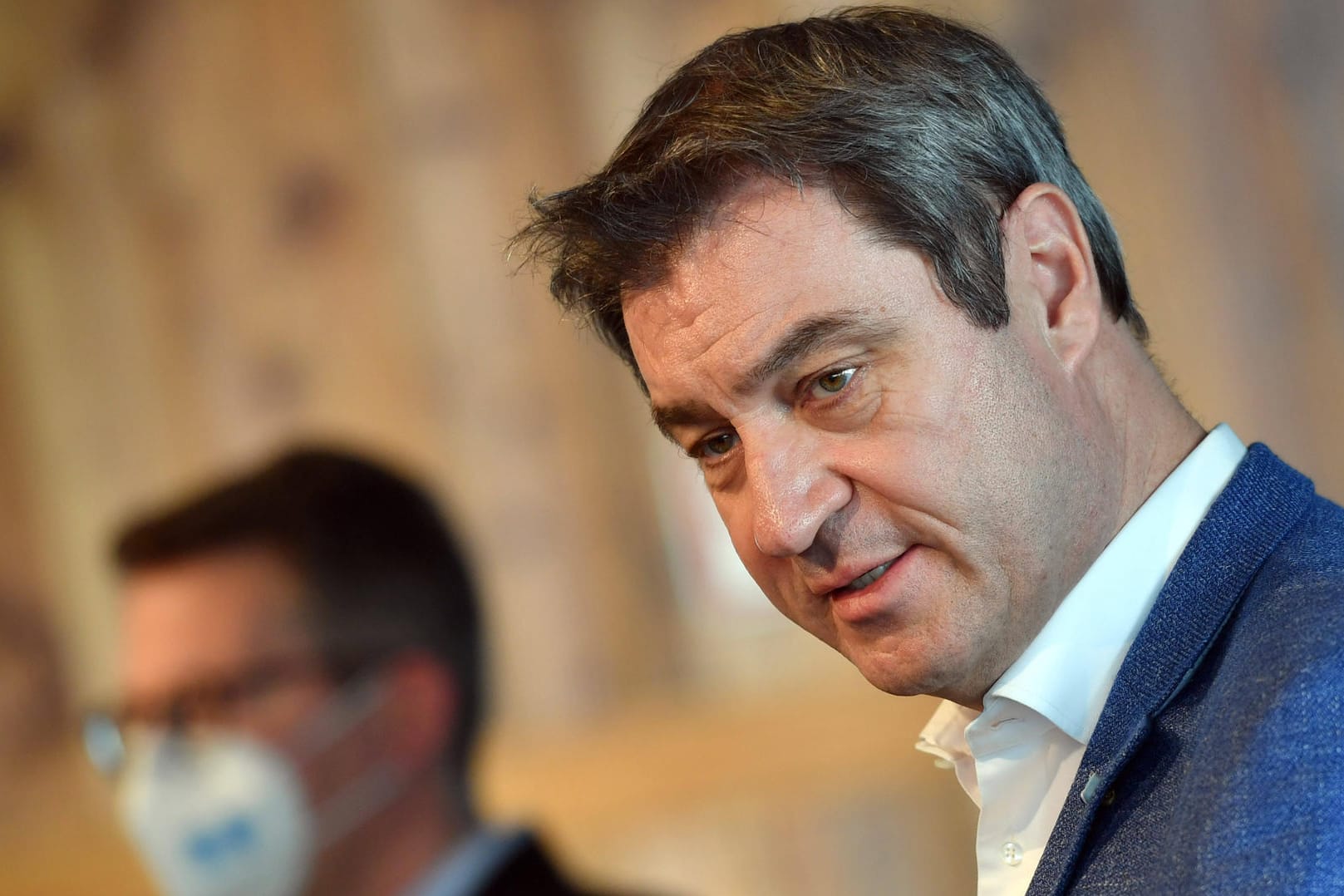Bayerns Ministerpräsident Markus Söder: Einige CDU-Abgeordnete rechnen ihm die besten Chancen auf einen Wahlerfolg im Herbst an.