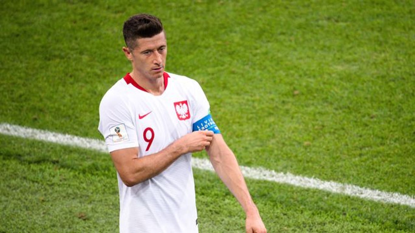 Musste beim polnischen Sieg gegen Andorra verletzt ausgewechselt werden: Robert Lewandowski.