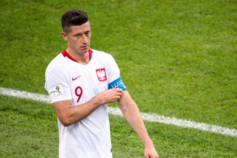 Musste beim polnischen Sieg gegen Andorra verletzt ausgewechselt werden: Robert Lewandowski.